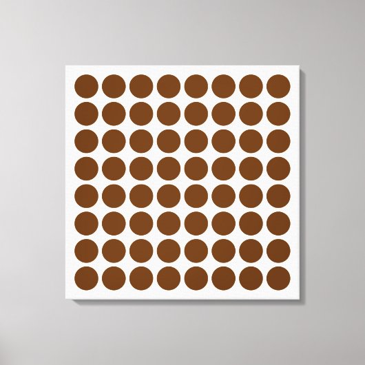 Neutrale Stippen Canvas Afdruk (Voorkant)