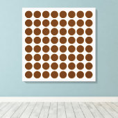 Neutrale Stippen Canvas Afdruk (Insitu (Houten vloer))