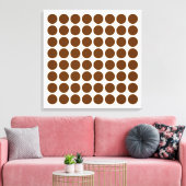 Neutrale Stippen Canvas Afdruk (Insitu (Woonkamer))