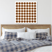 Neutrale Stippen Canvas Afdruk (Insitu (Slaapkamer))