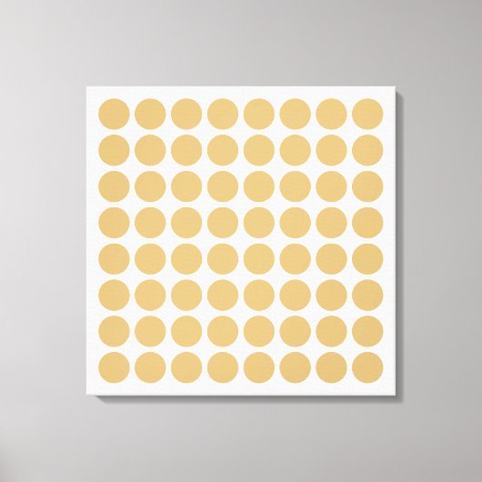 Neutrale Stippen Canvas Afdruk (Voorkant)