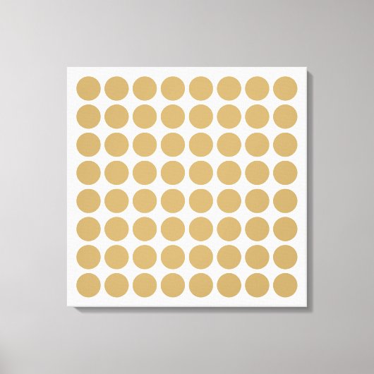 Neutrale Stippen in de mond Canvas Afdruk (Voorkant)