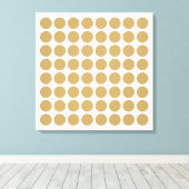 Neutrale Stippen in de mond Canvas Afdruk (Insitu (Houten vloer))