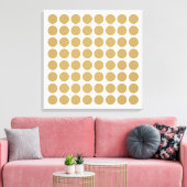 Neutrale Stippen in de mond Canvas Afdruk (Insitu (Woonkamer))