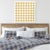 Neutrale Stippen in de mond Canvas Afdruk (Insitu (Slaapkamer))