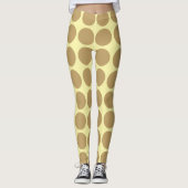 Neutrale Stippen Leggings voor braakcrème (Voorkant)