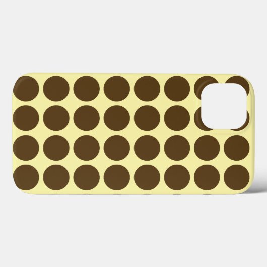 Neutrale Stippen Pecan Cream Case-Mate iPhone Case (Achterkant (horizontaal))