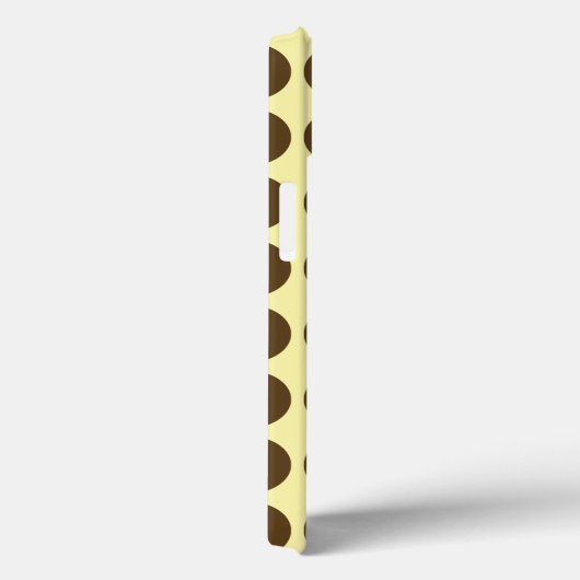 Neutrale Stippen Pecan Cream Case-Mate iPhone Case (Achterkant / Rechts)