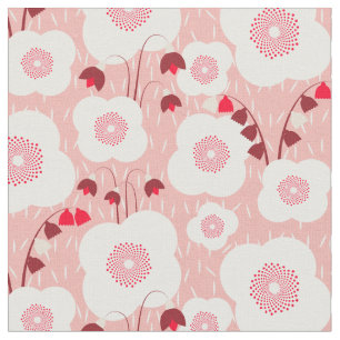 Neutrale stoffen - Poppies roze