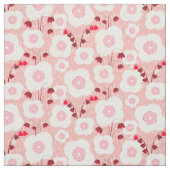 Neutrale stoffen - Poppies roze (Swatch)