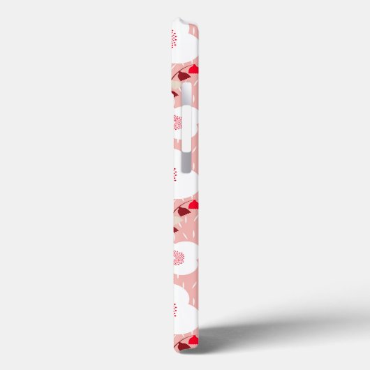 Neutrale stoffen - Poppies roze Case-Mate iPhone Case (Achterkant / Links)