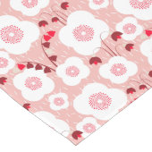 Neutrale stoffen - Poppies roze Lange Tafelloper (Hoek)