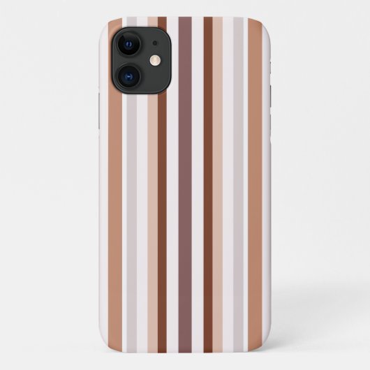 Neutrale strepen Case-Mate iPhone case (Achterkant)