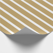 Neutrale strepen van de dichte doorsnede cadeaupapier (Hoek)