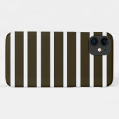 Neutrale strepes van Café Mocha Case-Mate iPhone Case (Achterkant (horizontaal))