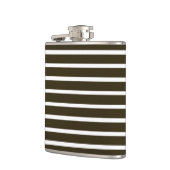 Neutrale strepes van Café Mocha Heupfles (Links)