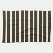 Neutrale strepes van Café Mocha Theedoek (Horizontaal)