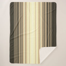 Neutrale Stripe Sherpa Blanket 60 x 80 inch Sherpa Deken