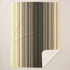 Neutrale Stripes Sherpa Blanket 60 x 80 inch Sherpa Deken