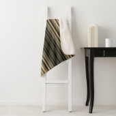 Neutrale Stripes Sherpa Blanket 60 x 80 inch Sherpa Deken (In situ)