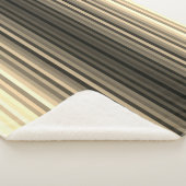 Neutrale Stripes Sherpa Blanket 60 x 80 inch Sherpa Deken (3/4)
