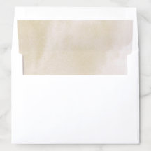Neutrale Tan Waterverf Envelope Liner