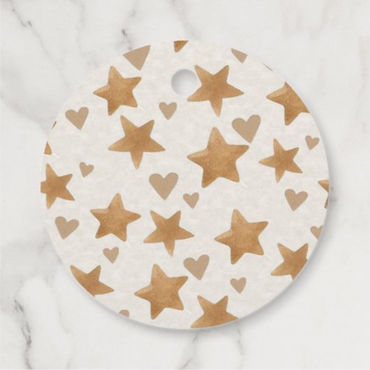 Neutrale Teddy Geslacht Onthulling Bedankjes Labels (Achterkant)