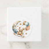 Neutrale Teddy Geslacht Onthulling Bedankjes Labels (In situ)