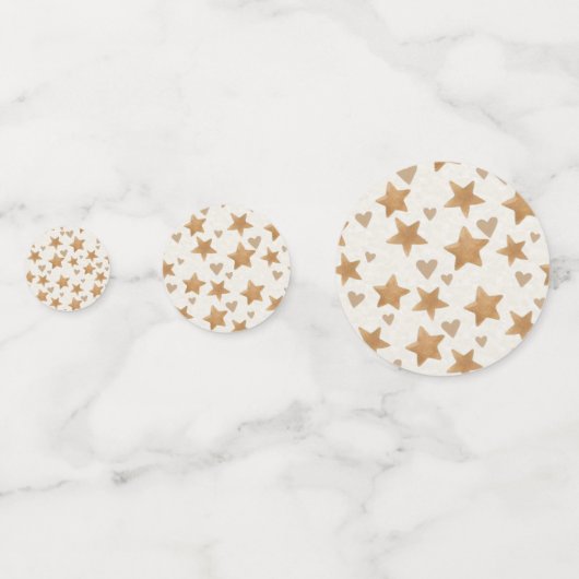 Neutrale Teddy Geslacht Onthulling Confetti (Voorkanten)