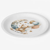 Neutrale Teddy Geslacht Onthulling Papieren Bordje (Gekanteld)