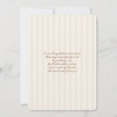 Neutrale Teddydbeer Baby Shower Kaart (Achterkant)