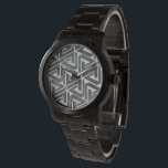 Neutrale Tegel Collectie - Geometrisch Horloge<br><div class="desc">Neutrale Tegel Collectie II van June Erica Vess. Kenmerken die geometrische vormen herhalen.</div>