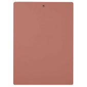 Neutrale Terracotta | Ombre Strepen met Script Klembord (Achterkant)