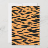 Neutrale tijgerdriplets Baby shower Kaart (Achterkant)