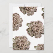 Neutrale Tinten Bloem Kaart (Achterkant)