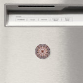 Neutrale Tinten Mandala Motief Magneet (Insitu (Vaatwasser))