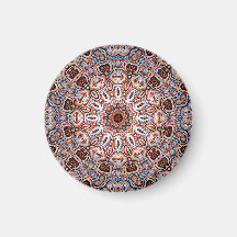 Neutrale Tinten Mandala Motief