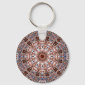 Neutrale Tinten Mandala Motief Sleutelhanger (Achterkant)