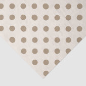 NEUTRALE TINTEN VAN BRUINE & TAN POLKA STIPPEN TISSUEPAPIER (Detail)