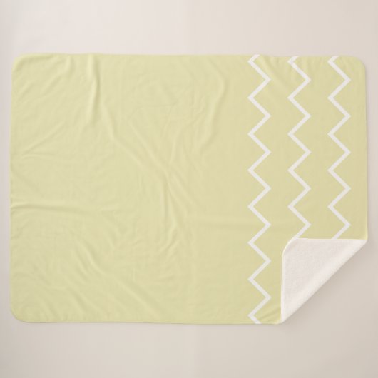 Neutrale Töne mit Zickzack Sherpa Deken (Voorkant (horizontaal))