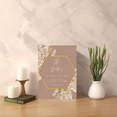 Neutrale Toon Boho Pampas Bruiloft Uitnodiging