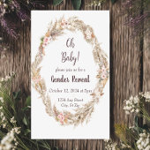 Neutrale Toon Boho Pampas Geslacht Onthulling Uitn Kaart