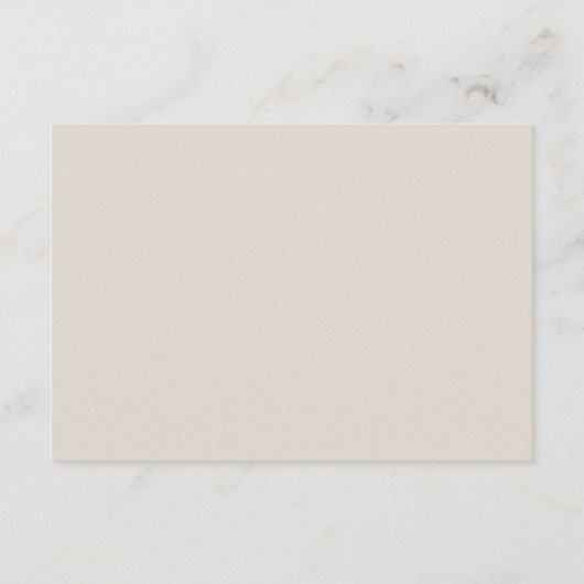 Neutrale Toon bruiloft tijdlijn Orde of Evenemente Informatiekaartje (Achterkant)