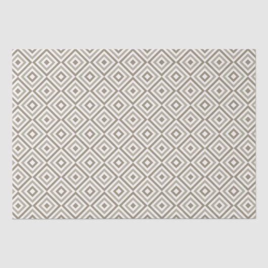 Neutrale toon geometrisch tissuepapier (Voorkant)