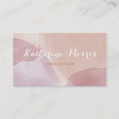 Neutrale toon minimalistische QR Code Professional Visitekaartje (Voorkant)