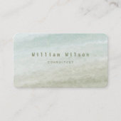 Neutrale toon minimalistische QR Code Professional Visitekaartje (Voorkant)