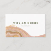 Neutrale toon minimalistische QR Code Professional Visitekaartje (Voorkant)