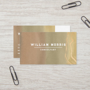 Neutrale toon minimalistische QR Code Professional Visitekaartje