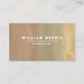 Neutrale toon minimalistische QR Code Professional Visitekaartje (Voorkant)