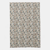 Neutrale Tuin Tulp Keukenhanddoek (Verticaal)